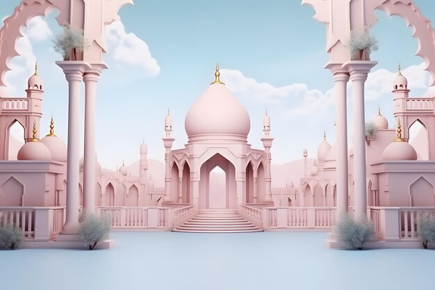Ramadan Kareem diseño de fondo de lujo
