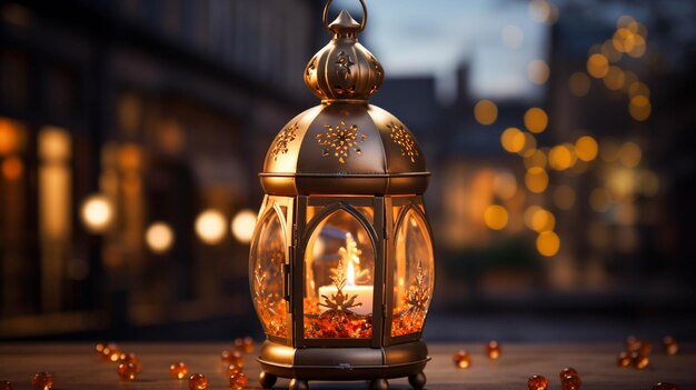 Ramadan Kareem Eid Mubarak königliche elegante Lampe