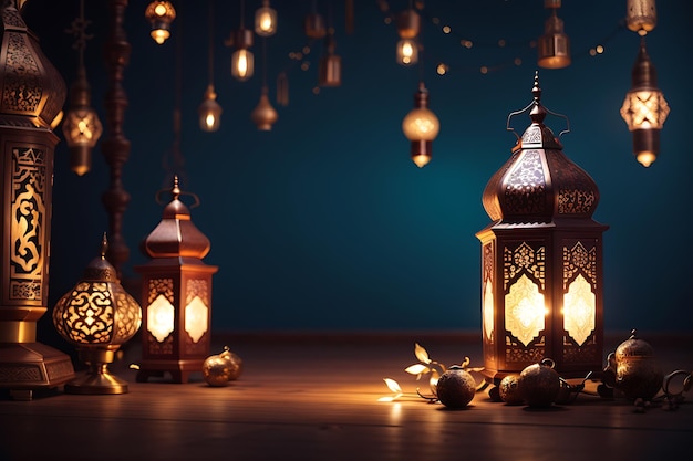 Ramadan kareem festival islâmico tradicional fundo religioso