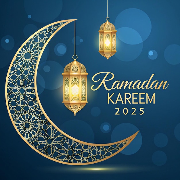 Ramadan Kareem Festival-Karte für das Jahr 2025