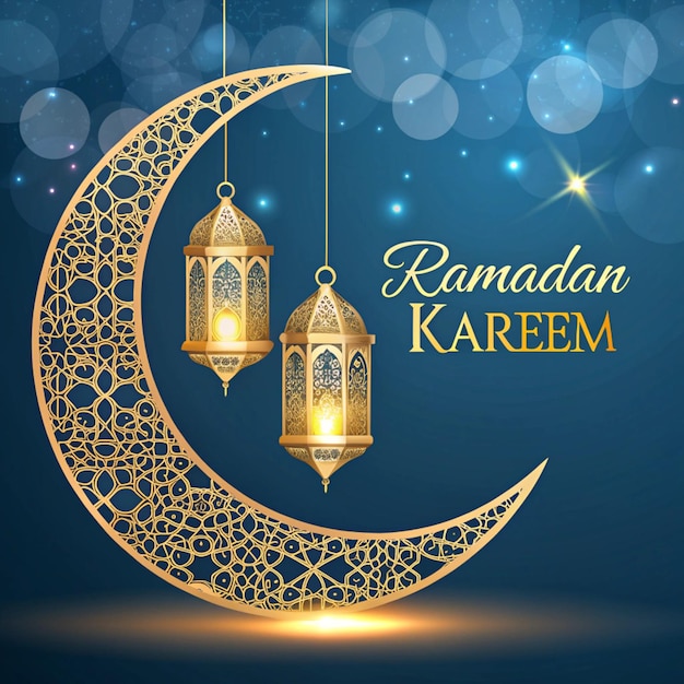 Ramadan Kareem Festival-Karte für das Jahr 2025