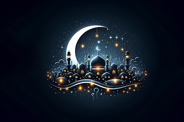 Foto ramadan kareem fundo cartões de saudação islâmicos para feriados muçulmanos e ramadan e eid ul fitar
