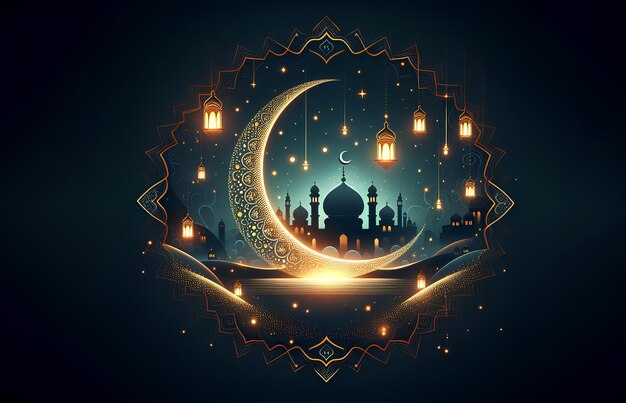 Foto ramadan kareem fundo cartões de saudação islâmicos para feriados muçulmanos e ramadan e eid ul fitar