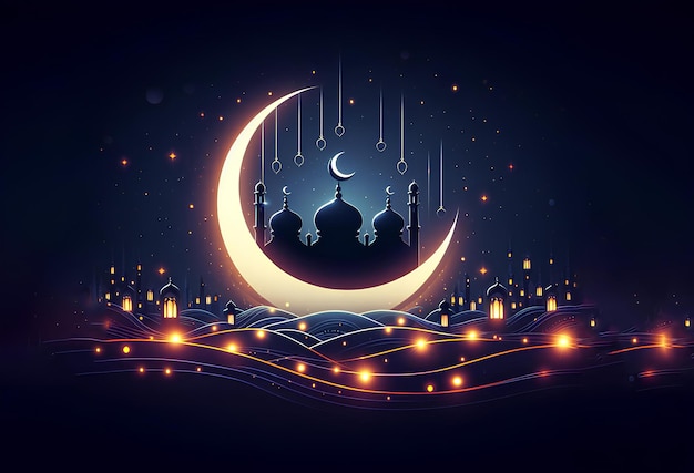 Foto ramadan kareem fundo cartões de saudação islâmicos para feriados muçulmanos e ramadan e eid ul fitar