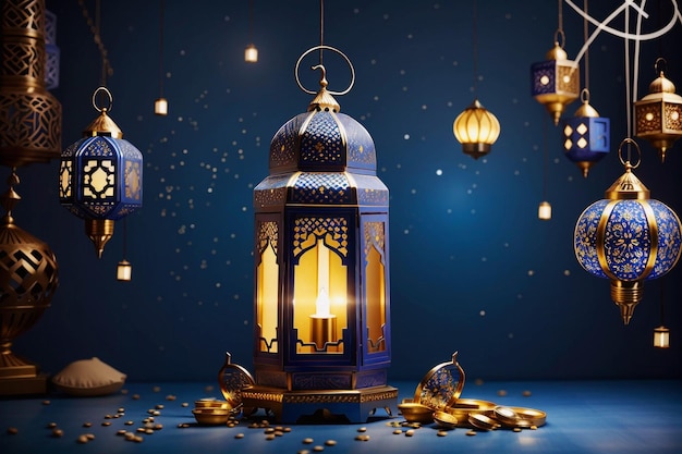 Foto ramadan kareem luxo e belo fundo