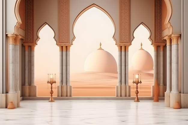 Ramadan Kareem luxuriöse Hintergrundgestaltung