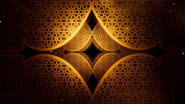 Ramadan Kareem-Musterhintergrund für die Werbung im islamischen Muster und in der Ramadan-Szene.