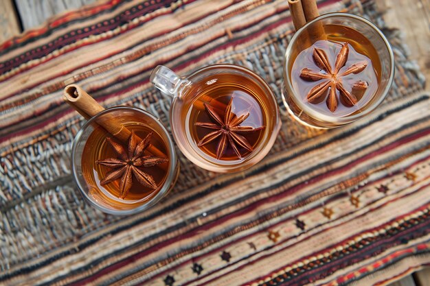 Ramadan-Konzept mit arabischem Essen und Tee