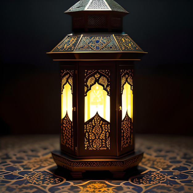 Ramadan-Lampe Generativ Ai