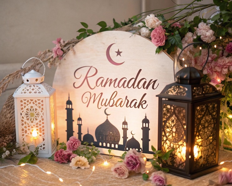Foto ramadan mubarak dekorationen