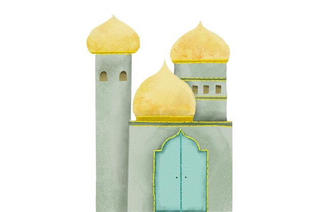 Foto ramadan mubarak moschee moschee illustration in verschiedenen stilen moschee ein weißer hintergrund 64