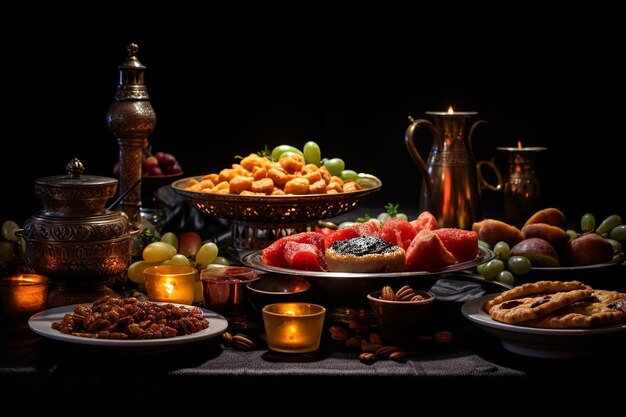 Foto ramadan mubarak nachtfeiern