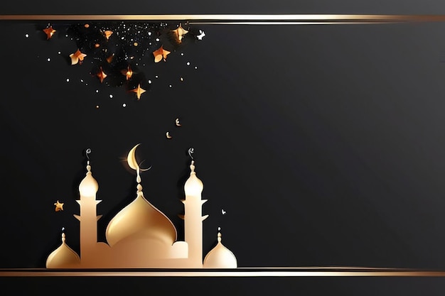 Foto ramadan mubarak vektor-hintergrunddesign