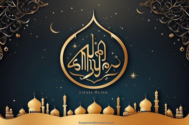 Ramadan Mubarak Vektor-Hintergrunddesign