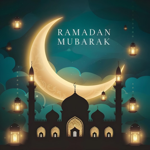 Foto el ramadán mubarak