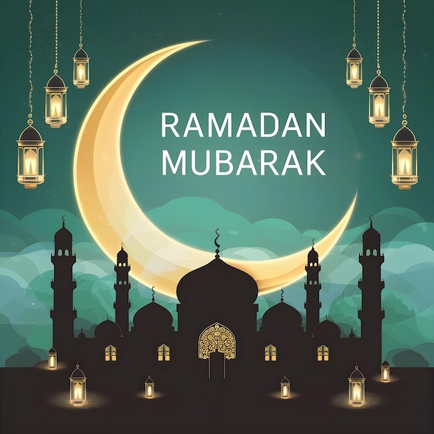 Foto el ramadán mubarak