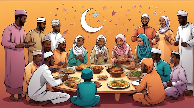 Foto el ramadán mubarak