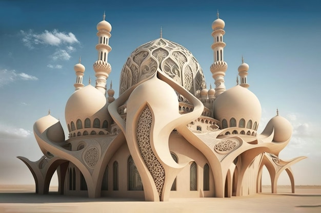 Ramadan muslimische Moschee Architekturdesign