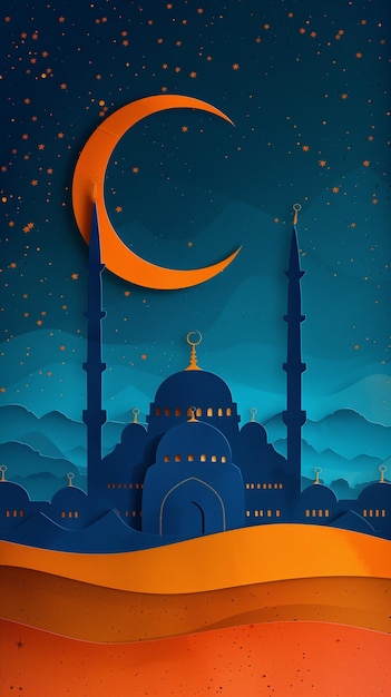 Foto ramadan ou laylat alqadr ou kadir gecesi ou conceito islâmico