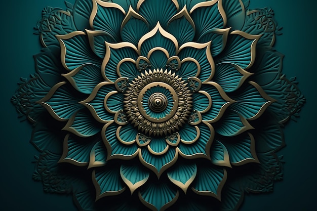 Ramadan-Stil Luxus eleganter Mandala-Hintergrund