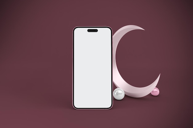 Ramadan-Telefon 14 mit Halbmond