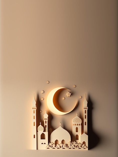 Ramadan Vibes 3D-Hintergrund