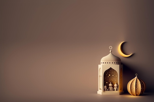 Ramadan Vibes 3D-Hintergrund