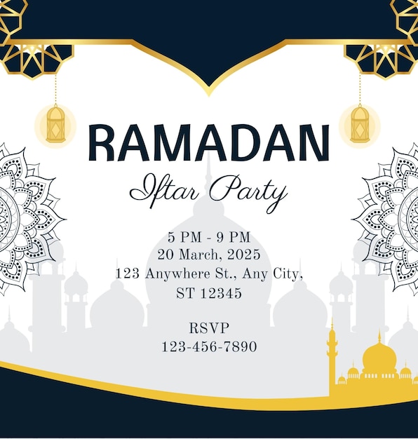 Ramadas Iftar-Partykarte
