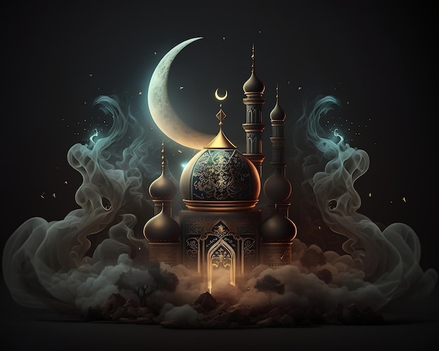 Ramadhan kareem generative Inteligência Artificial