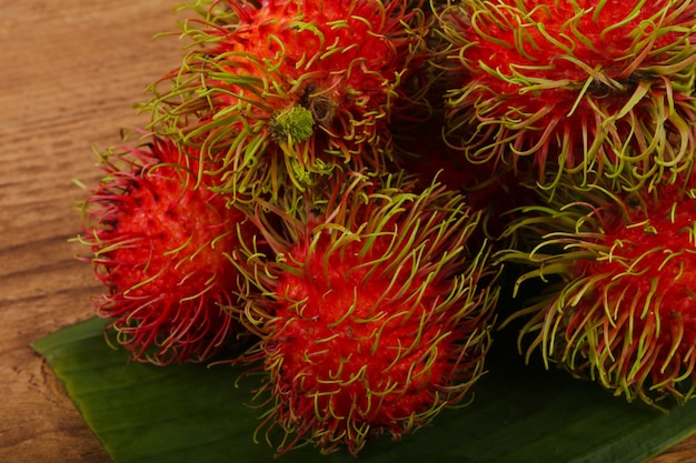 Rambutan montón