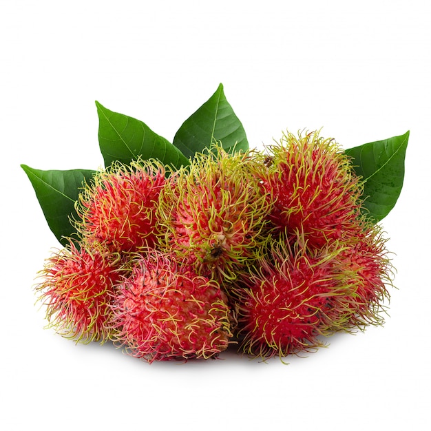 Rambutan süße Frucht isoliert