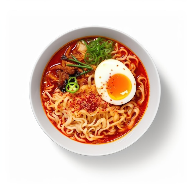 ramen com muitas coberturas comida japonesa