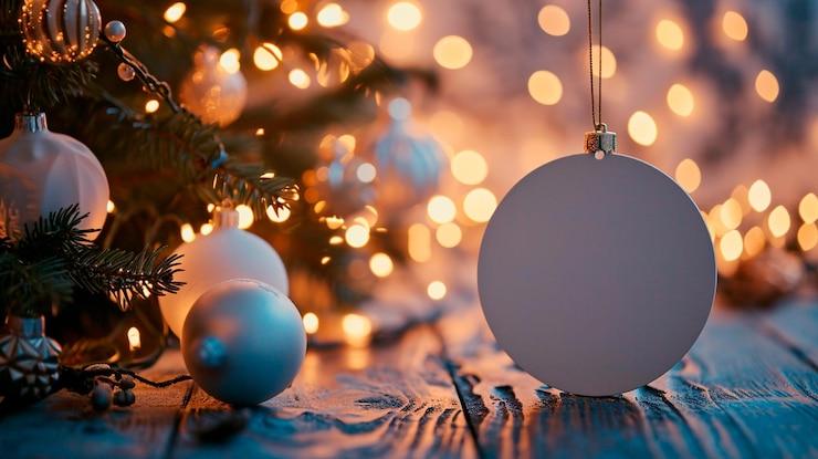 Foto ramo de árvore de natal