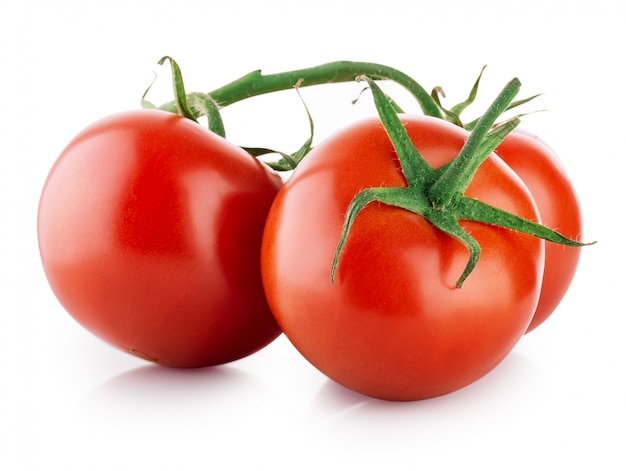 Ramo de tomates maduros