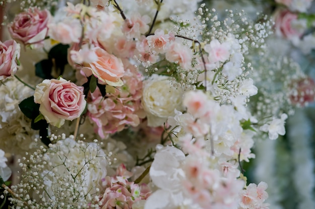 ramo de flores de la boda