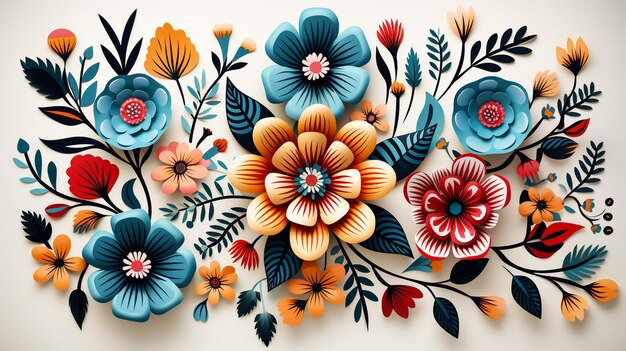 Foto ramo de flores botánicas florales flores silvestres de hojas de primavera aisladas ilustración de fondo acuarela