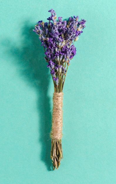 Foto ramo de flores de lavanda