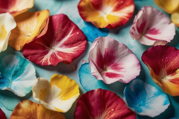 Foto un ramo de flores que están en una mesa