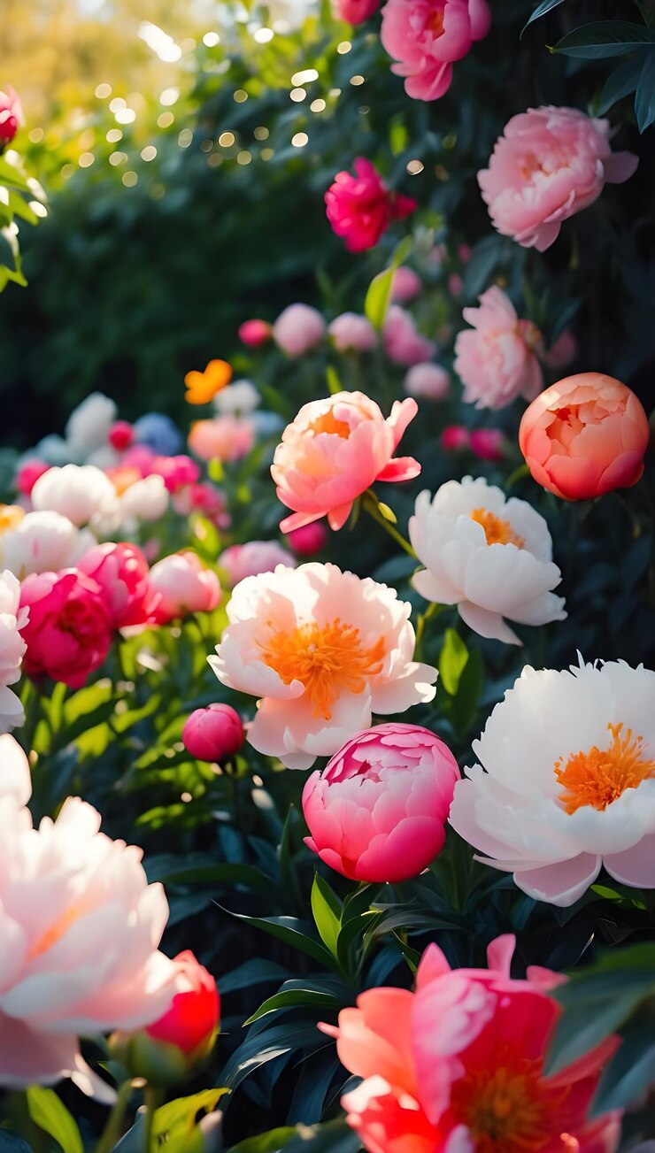 un ramo de flores rosas y blancas con el número 3 en ellas