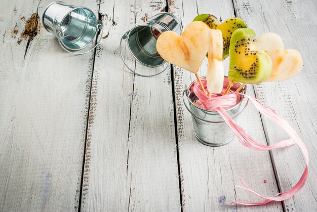 Ramo de frutas para San Valentín