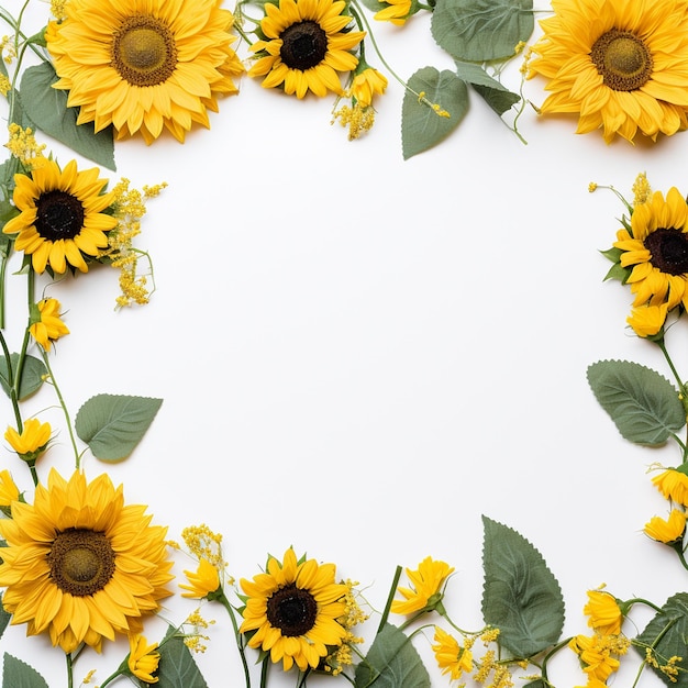 Ramo de girasol peonías para la venta variedades de girasoles de varias cabezas flores de acuarela