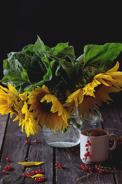 Ramo de girasoles