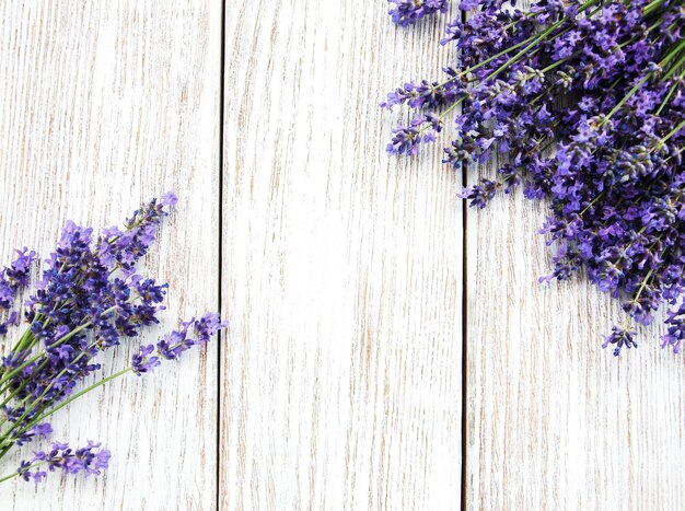 un ramo de lavanda