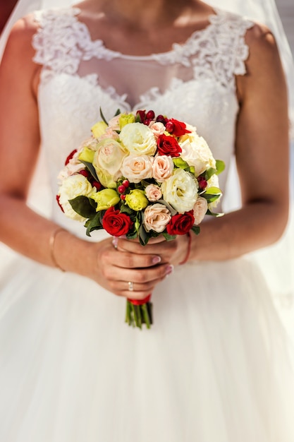 Ramo en manos de la novia