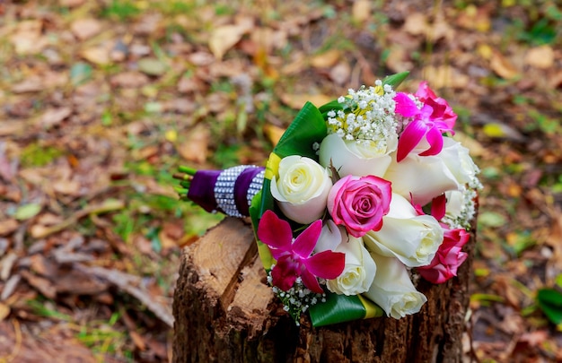 Ramo de novia de rosas, Ramo de novia de boda de rosas