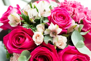 Ramo de rosas rojas | Foto Premium