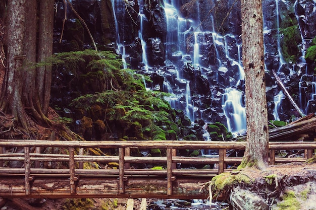 Ramona Falls en Oregon, EE. UU.