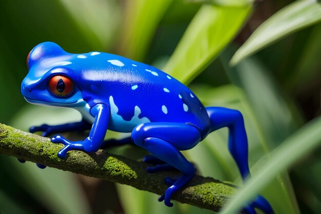 Rana venenosa colorida muy peligrosa vida silvestre rana papel tapiz fotografía de fondo