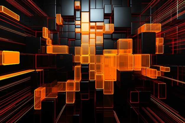 Rangercore Fondo Renovado Fondo Extravagancia Formas en movimiento
