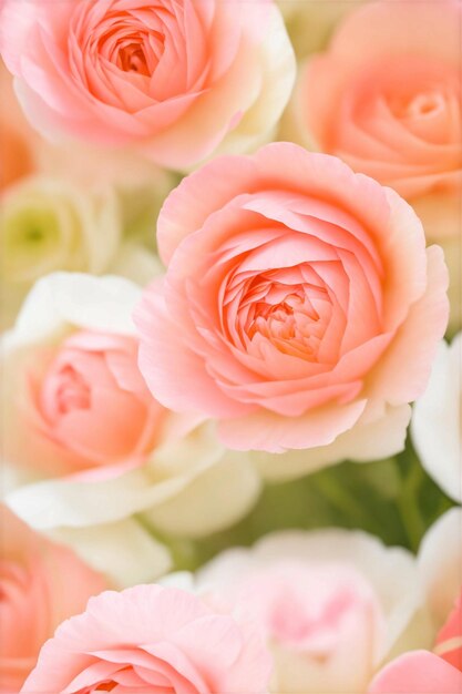 Ranúnculo Una flor parecida a una rosa con capas de pétalos delicados